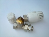 Кран с термоголовкой 1/2" прямой