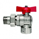Кран с американкой угловой 1" PF