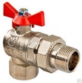 Кран с америк. УГЛОВОЙ шар вн-нар 1/2" баб (VT.228.N.04)