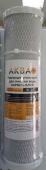 Сменный картридж для воды Карбон-блок "АКВА-про" 10 SL  уголь прессованный