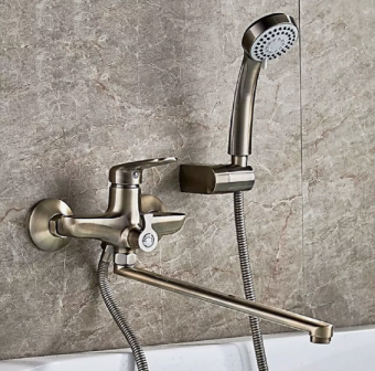 Смеситель для ванны Ledeme L-2203(хром)